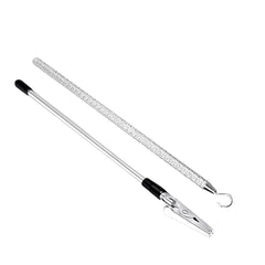 Charm Opener Jewelry Helper Hook and Bracelet Fastener Clip, Silver, Women Put on your bracelet by yourself: jewelry helper hook and bracelet fastener clip, 2-piece set for lobster clasps.