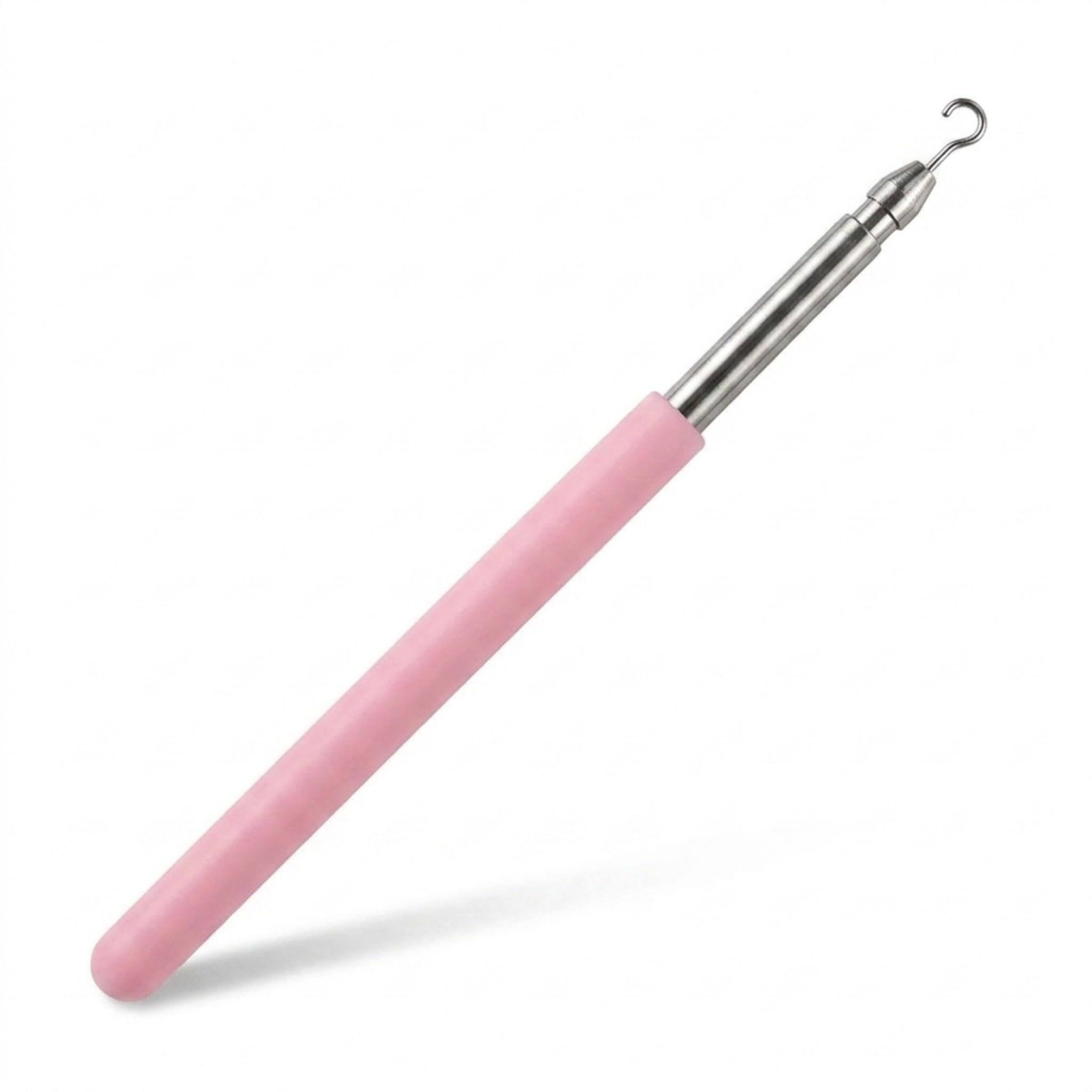 Charm Opener Retractable Jewelry Helper Hook, Pink, Bracelet Clasp Aid Put on your bracelet by yourself: retractable hook holds any lobster clasp ring steady so you can close it alone.