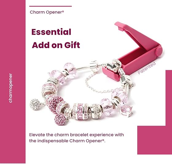 The Ultimate Jewelry Tool Helper for Charm Bracelets - Unlocking Convenience with a Universal Clasp Opener for European Charm Bracelets, Barrel Clasp & Clip Beads