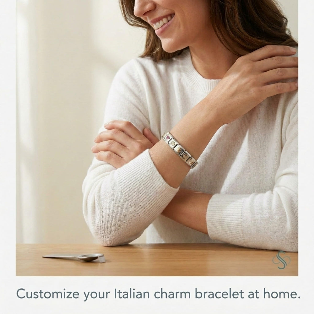 Charm Opener Italian Charm Bracelet Thumb Tool, Set of 2, 9mm, Seniors Italian charm bracelet tool set: opens 9mm modular links to add, remove, or rearrange charms without sore thumbs.
