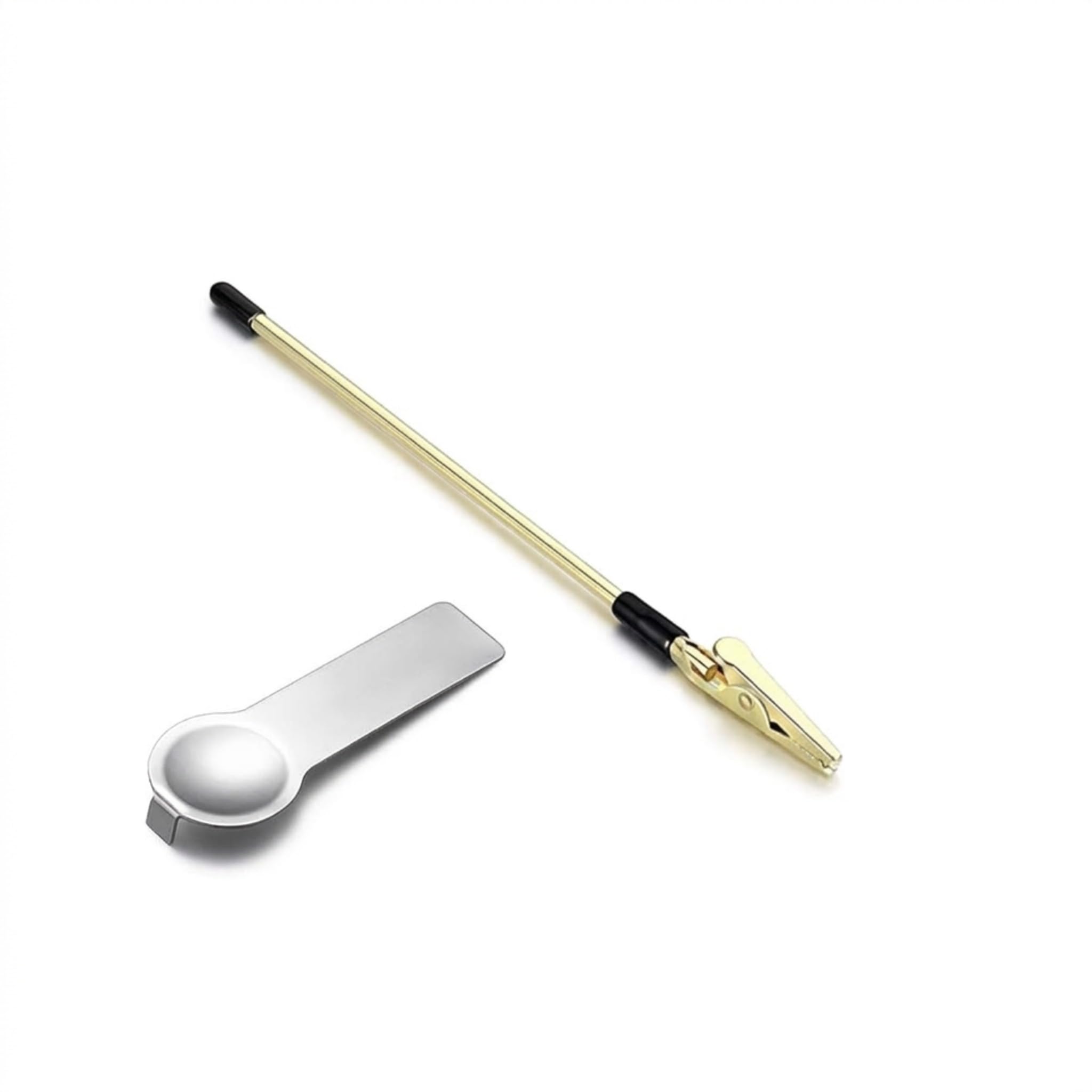 Charm Opener Italian Charm Bracelet Thumb Tool x2, Gold, Modular Links 3-piece set: Italian charm link opener and two retractable clasp hooks for bracelets, necklaces, and zippers, no help needed.