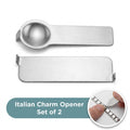 Charm Opener Italian Charm Bracelet Tool, Set of 2, Thumb and Square 9mm Italian charm bracelet tool set: opens 9mm modular links to add, remove, or rearrange charms without sore thumbs.