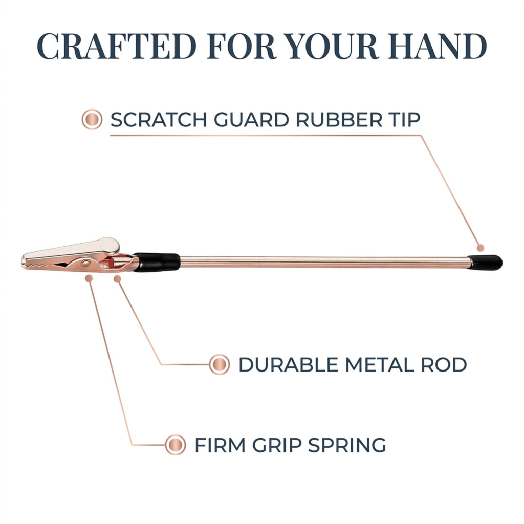 Charm Opener Jewelry Helper Hook, Silver, Bracelet and Necklace Clasp Aid Put on your bracelet by yourself: one-handed helper hook holds the clasp ring steady so you can close it alone.