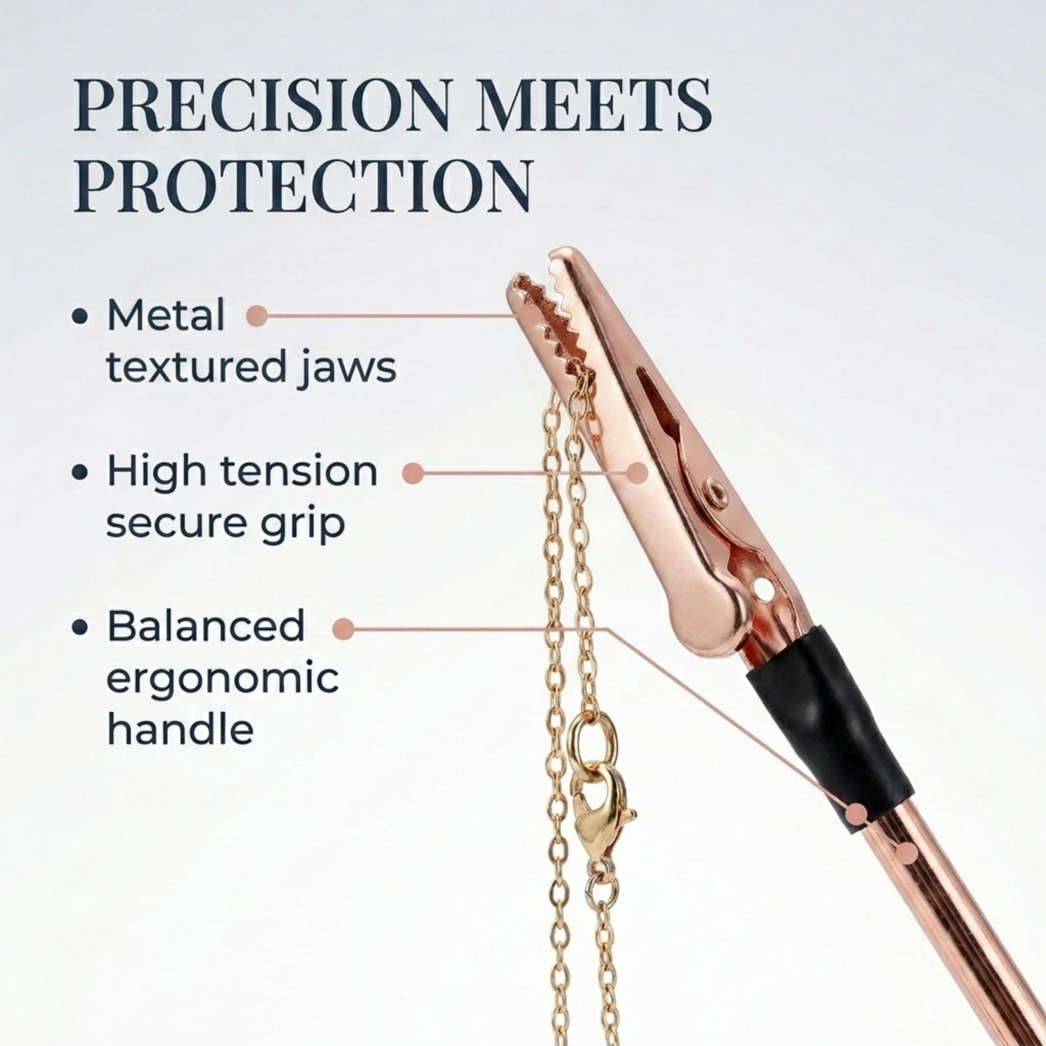Charm Opener Jewelry Helper Hook, Silver, Bracelet and Necklace Clasp Aid Put on your bracelet by yourself: one-handed helper hook holds the clasp ring steady so you can close it alone.