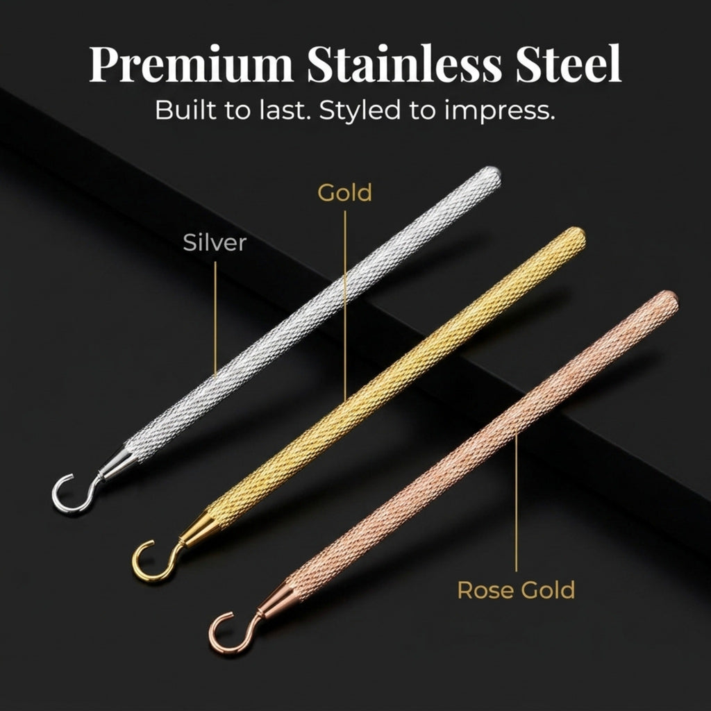 Charm Opener Bracelet Helper Tool Hook - Easy Jewelry Wearing Assistance - Metal Bracelet Buddy Fastening Helper with Necklace Clasp Opener - Convenient Bracelet Fastener for Self-Use, Ideal for the Elderly
