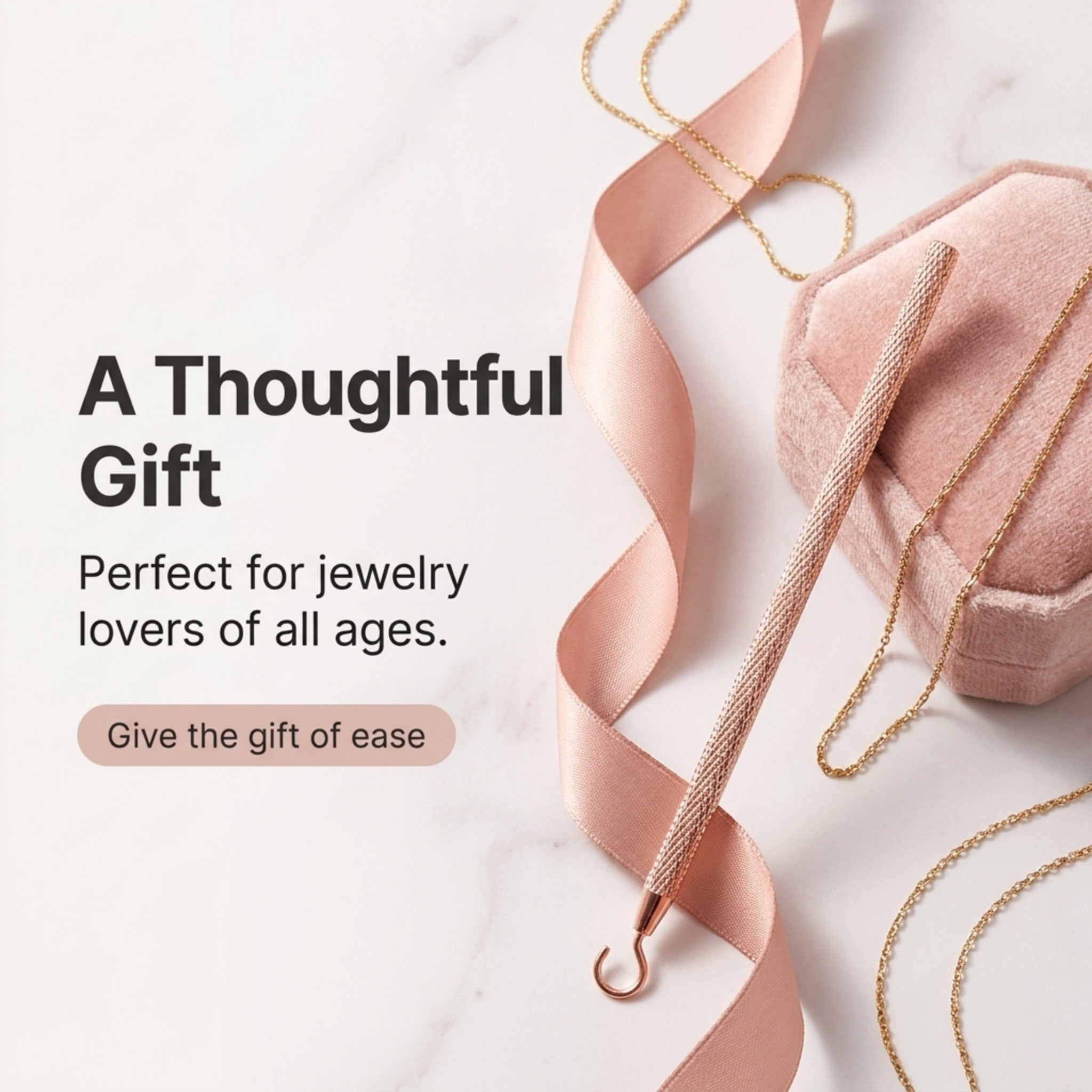 Charm Opener Bracelet Helper Tool Hook - Easy Jewelry Wearing Assistance - Metal Bracelet Buddy Fastening Helper with Necklace Clasp Opener - Convenient Bracelet Fastener for Self-Use, Ideal for the Elderly