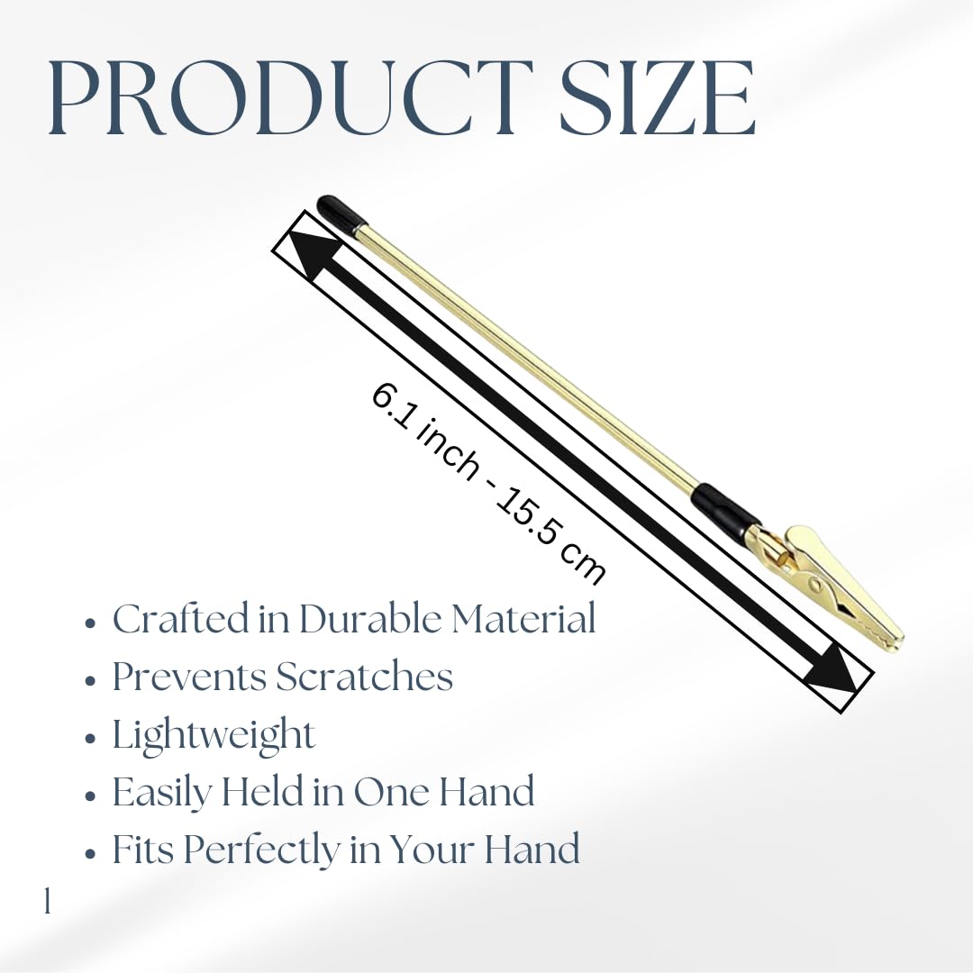 Charm Opener . Bracelet Helper Tool - Fastener and Jewelry Helper Tool for Easy Bracelet Opening - Portable, Easy-to-Use Design in Durable Silver Metal