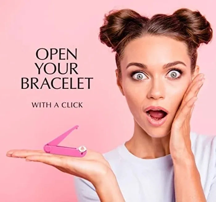 The Ultimate Jewelry Tool Helper for Charm Bracelets - Unlocking Convenience with a Universal Clasp Opener for European Charm Bracelets, Barrel Clasp & Clip Beads